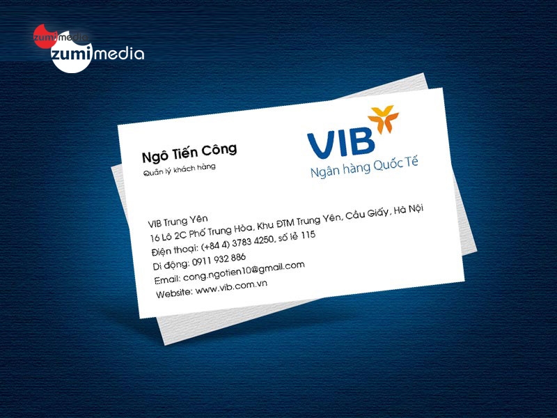 thiet ke va card vizit ngan hang vib 13079