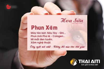 thiet ke card vizit spa lam dep 1