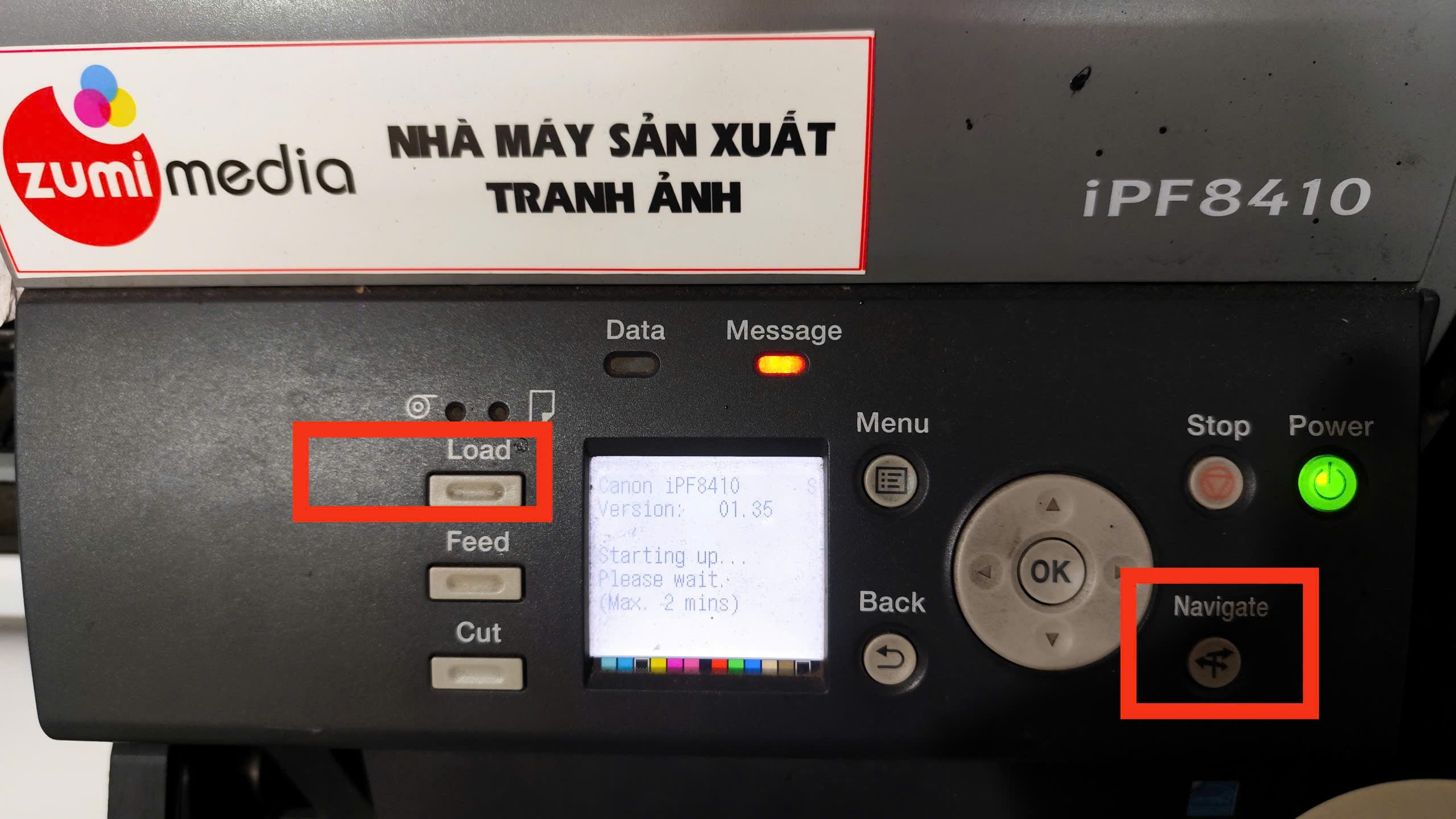 Zumi Media Hướng Dẫn Cách Vào Service Mode Của Máy Canon Ipf 8410